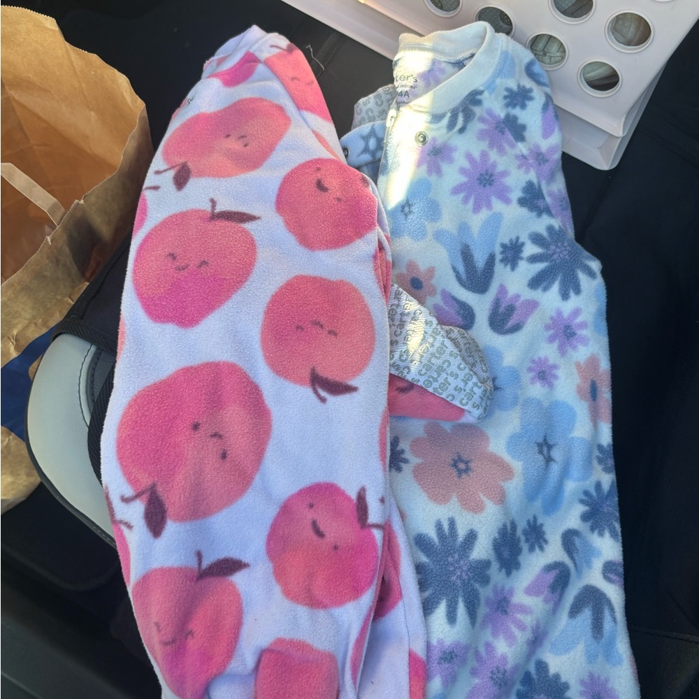 Carter's Pink and Blue Kids Pajamas